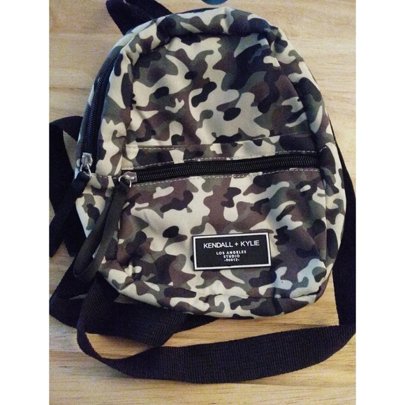 Limited Edition Kendall and Kylie Small Camo Backpack Bag - Picture 1 of 9
